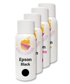 Edible ink refill for Epson - CMYK 120ml bottles