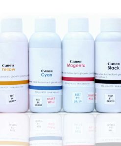 Edible ink refill for Canon - Set CMYK 120ml bottles