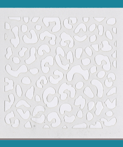 Animal Print - Bakery decorating stencil - square 5.5" x5.5"