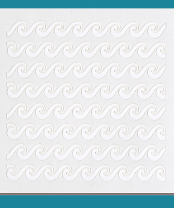 Swirl Patter- Bakery decorating stencil - square 5.5" x5.5"