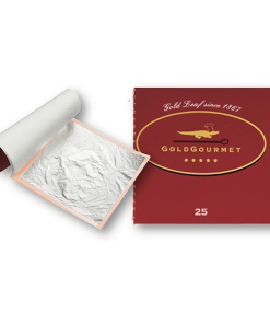 GoldGourmet - Edible Silver Leaf- 25 leaves