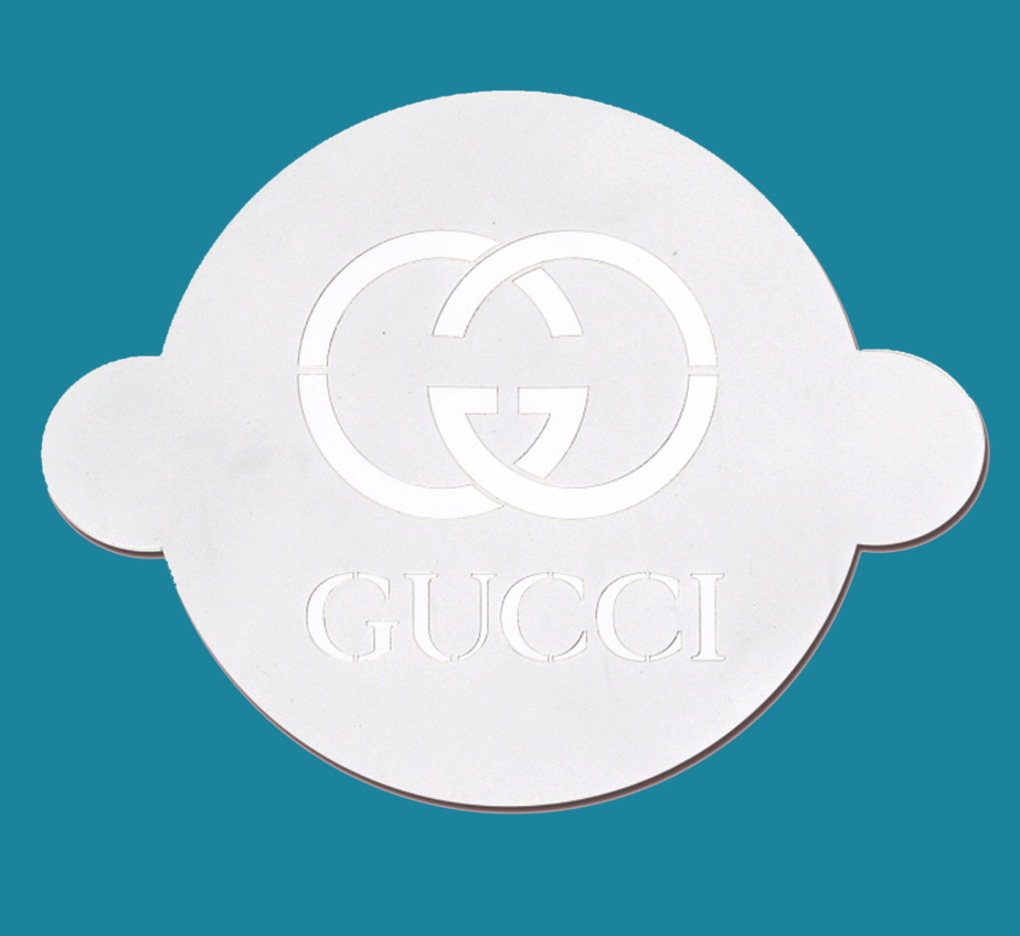 Gucci Circle Sticker Template Customizable DIY