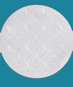 Vuiton Seamless- Bakery decorating stencil - Circle 11"