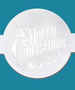 Christmas - Bakery decorating stencil - Circle 11"